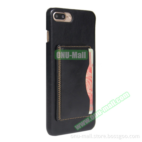 2017 Leather Case for iPhone 7Plus, for iPhone 7 Plus Case with Card Slot and Holder
